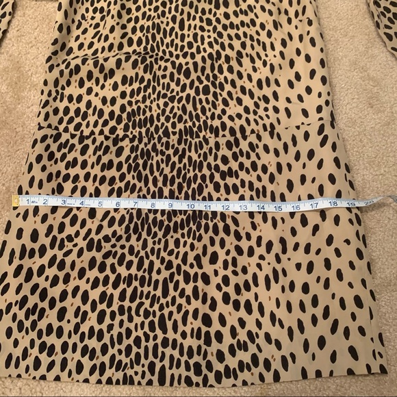 J Crew Factory Leopard Print Shift Dress - Picture 11 of 12